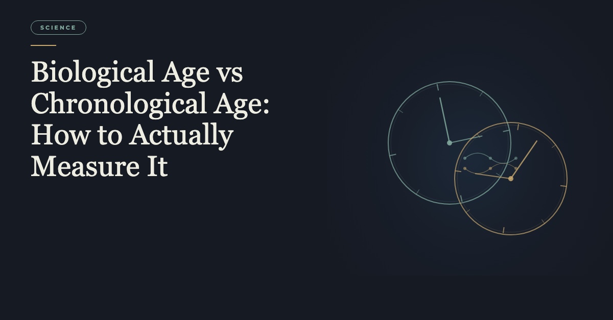 Biological age vs chronological age