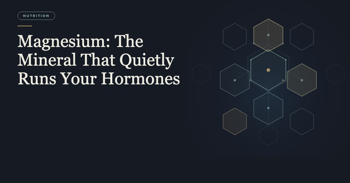 Magnesium and women's hormonal health