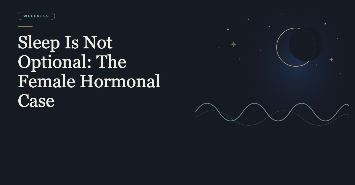 Sleep and female hormonal health
